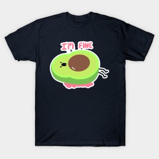 I'm FINE Avocado, Lilla The Lamb T-Shirt